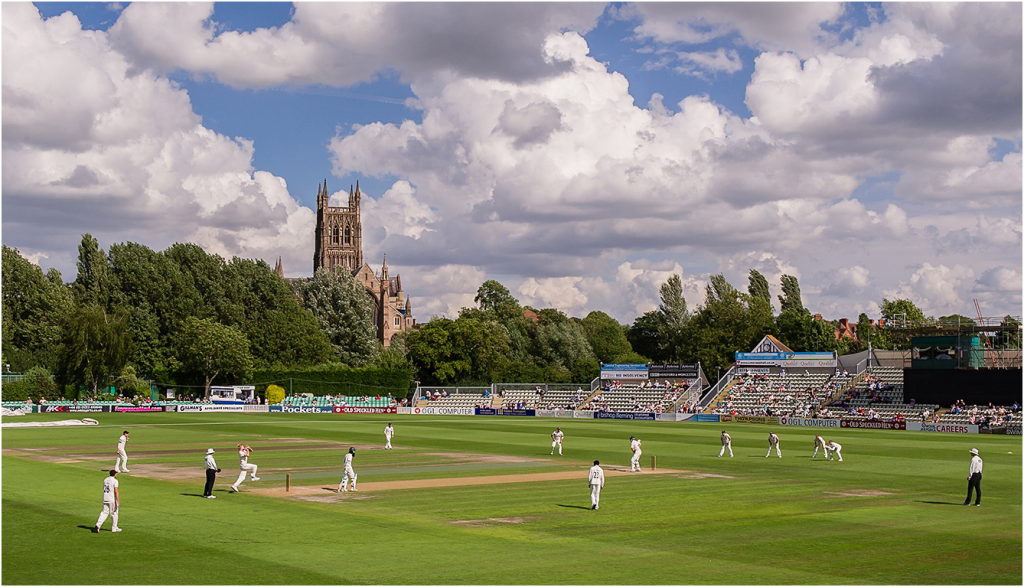 The County Ground Worcester.